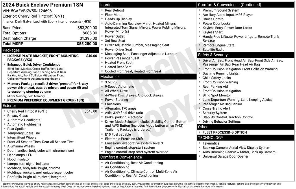 Used 2024 Buick Enclave Premium image 32