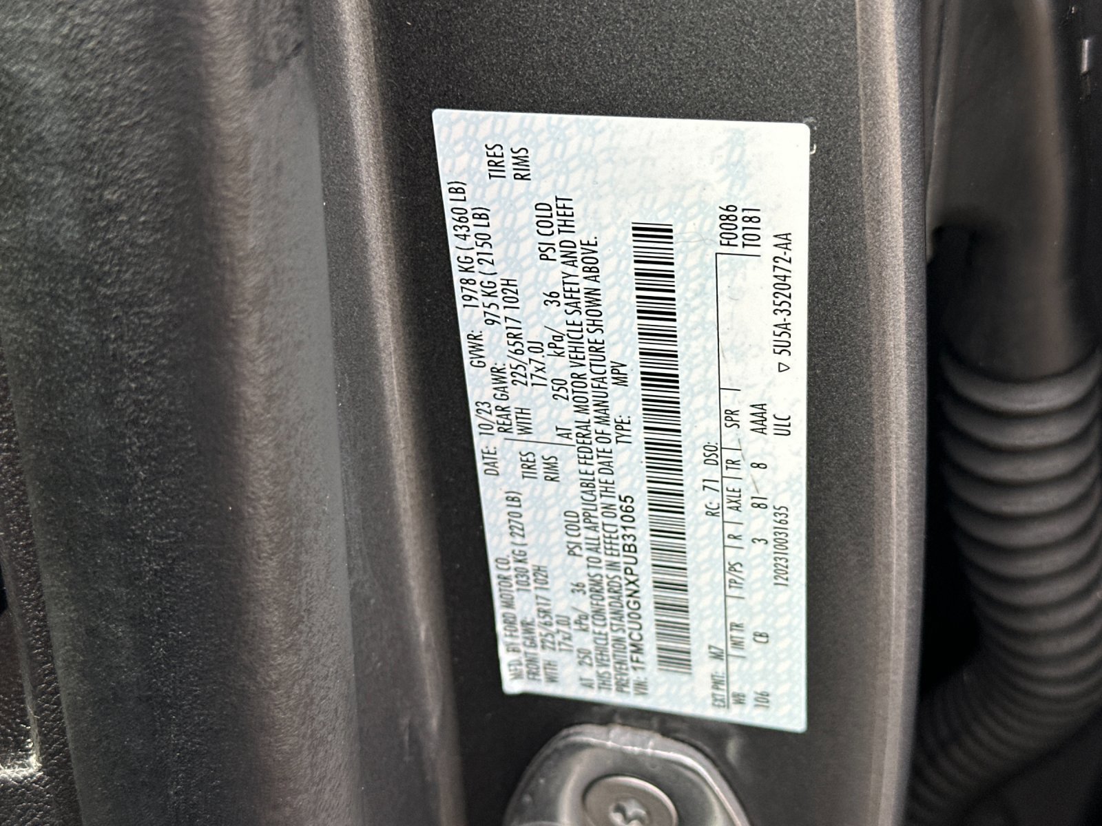 Certified 2023 Ford Escape Active image 28