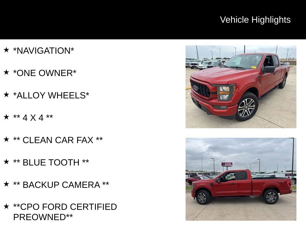 Certified 2023 Ford F150 XL w/ STX Appearance Package AWD/4WD image 4