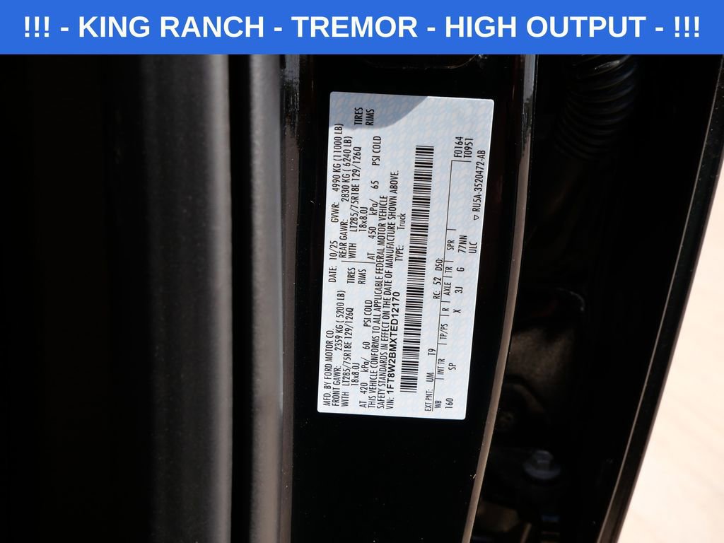 Certified 2026 Ford F250 King Ranch w/ Tremor Off-Road Package image 30