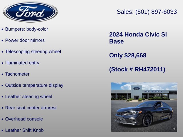 Used 2024 Honda Civic Si image 30