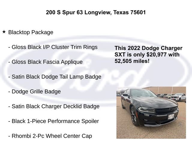 Used 2022 Dodge Charger SXT w/ Blacktop Package image 10