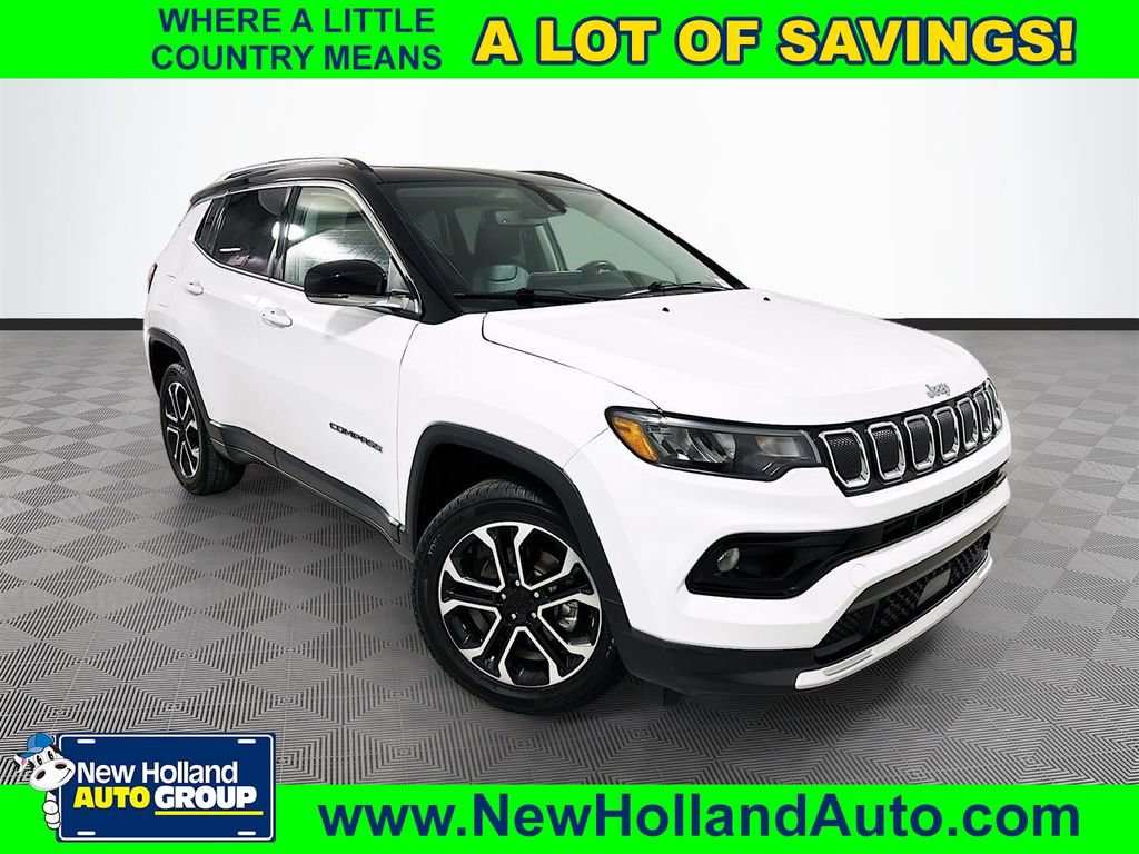 Used 2022 Jeep Compass Limited w/ Sun and Sound Group AWD/4WD image 1