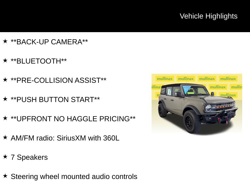 Certified 2025 Ford Bronco 4-Door AWD/4WD image 13