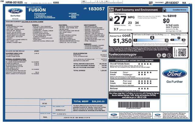 Certified 2018 Ford Fusion SE w/ Fusion SE Technology Package FWD image 2