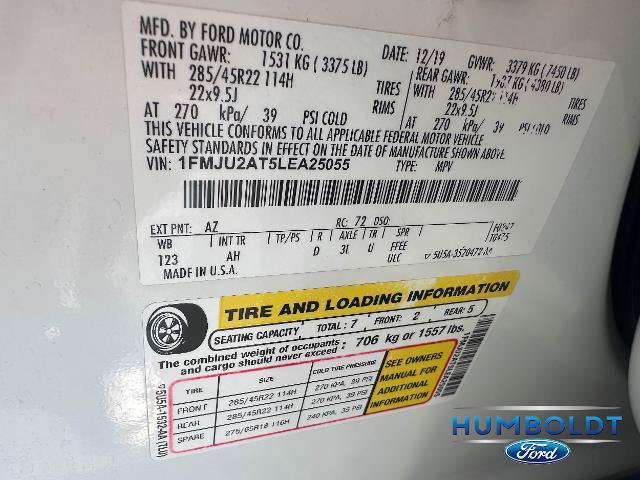 Certified 2020 Ford Expedition Limited w/ Equipment Group 303A AWD/4WD image 31