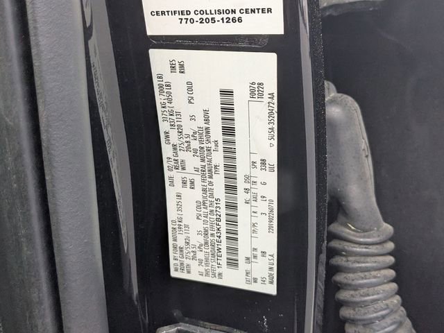 Certified 2019 Ford F150 Lariat w/ Equipment Group 502A Luxury image 31