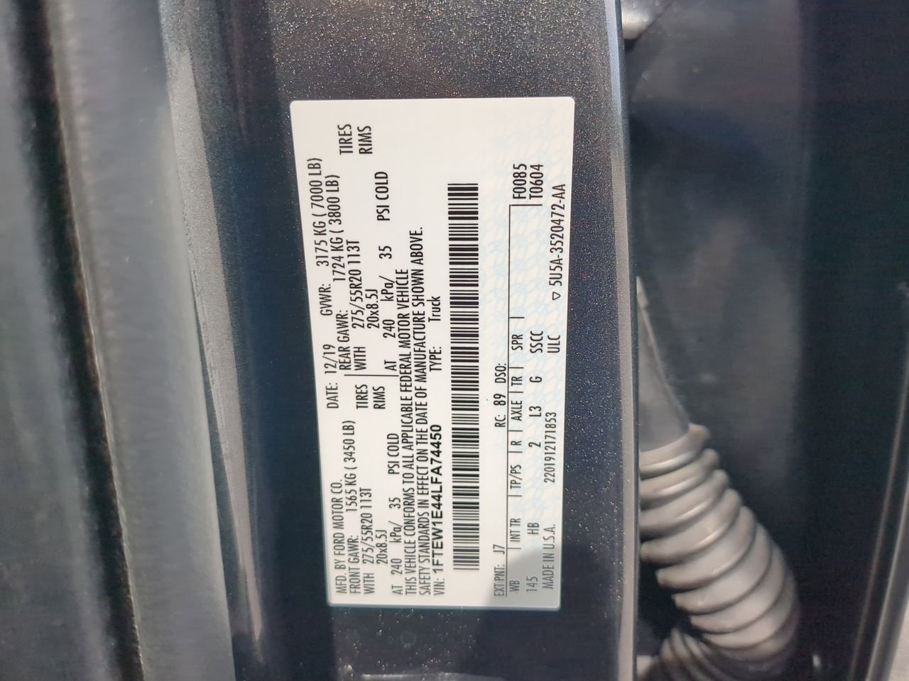 Certified 2020 Ford F150 Lariat AWD/4WD image 27