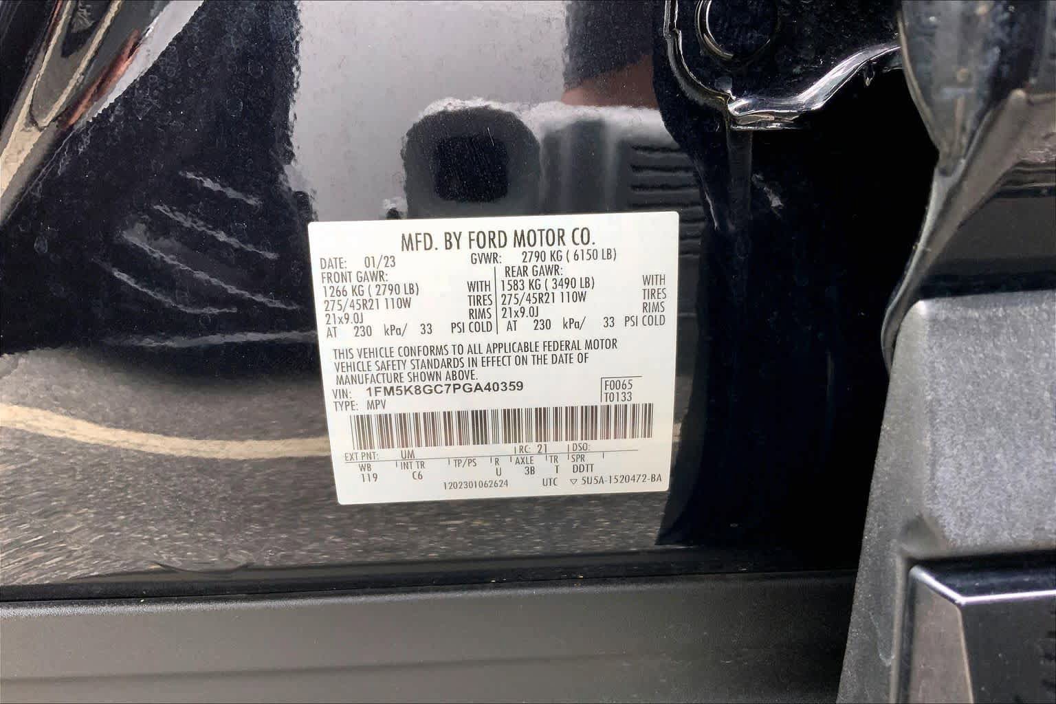 Certified 2023 Ford Explorer ST w/ Equipment Group 401A AWD/4WD image 32