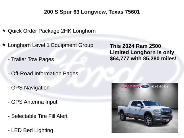 Used 2024 RAM 2500 Limited w/ Towing Technology Group image 5