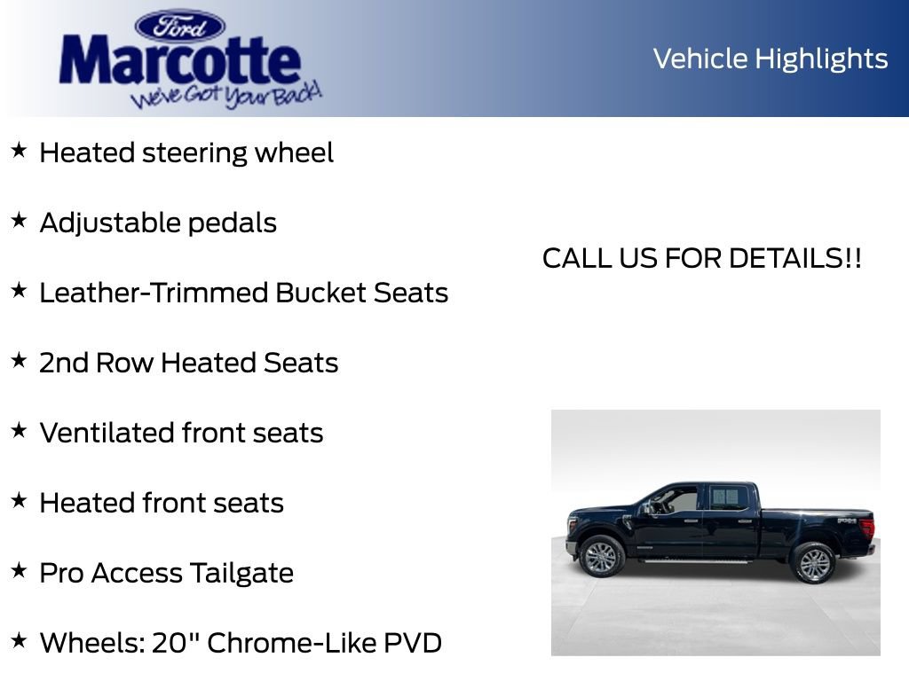 Certified 2024 Ford F150 Lariat w/ Equipment Group 502A High AWD/4WD image 16