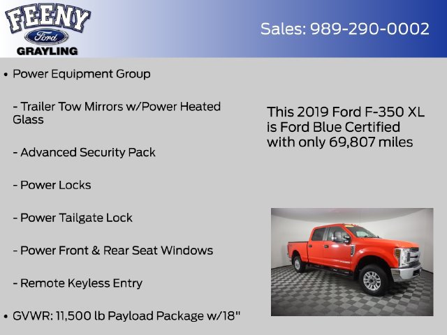 Certified 2019 Ford F350 XL w/ STX Appearance Package AWD/4WD image 20