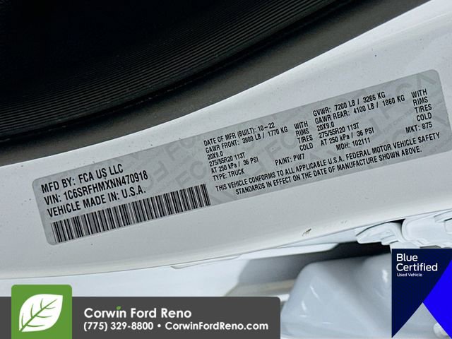 Used 2022 RAM 1500 Limited AWD/4WD image 37