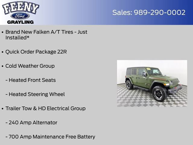 Used 2021 Jeep Wrangler Unlimited Rubicon w/ Cold Weather Group image 12