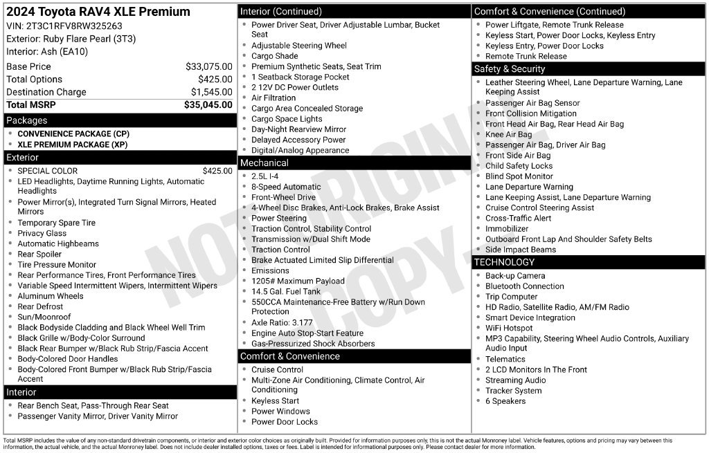 Used 2024 Toyota RAV4 XLE Premium FWD image 36