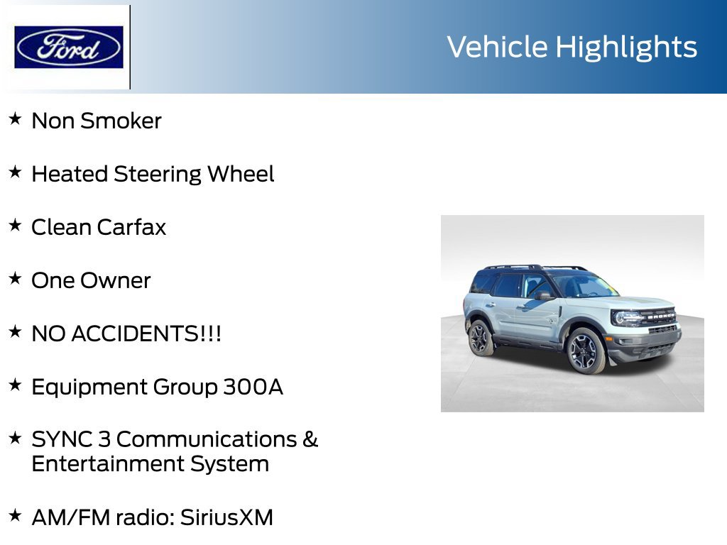 Certified 2023 Ford Bronco Sport Outer Banks AWD/4WD image 13