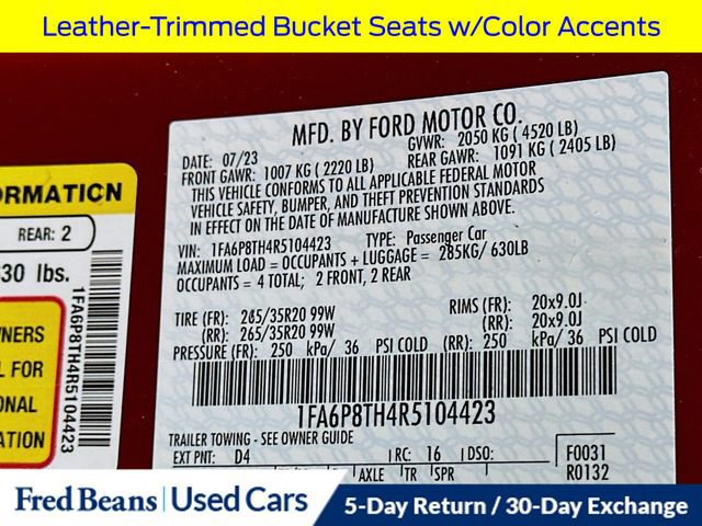 Certified 2024 Ford Mustang Premium image 35