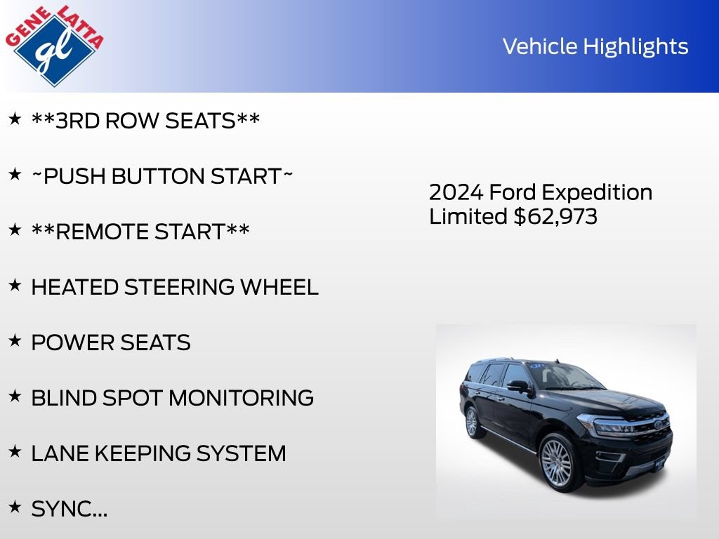 Certified 2024 Ford Expedition Limited AWD/4WD image 37