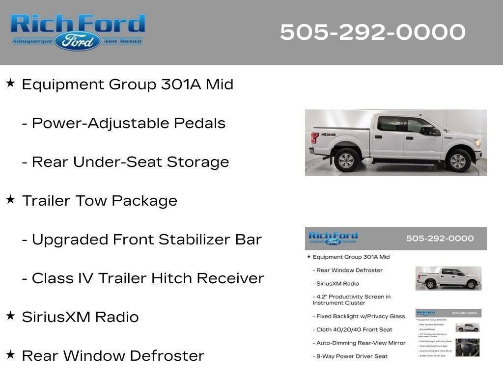 Certified 2020 Ford F150 XLT w/ Equipment Group 301A Mid AWD/4WD image 65