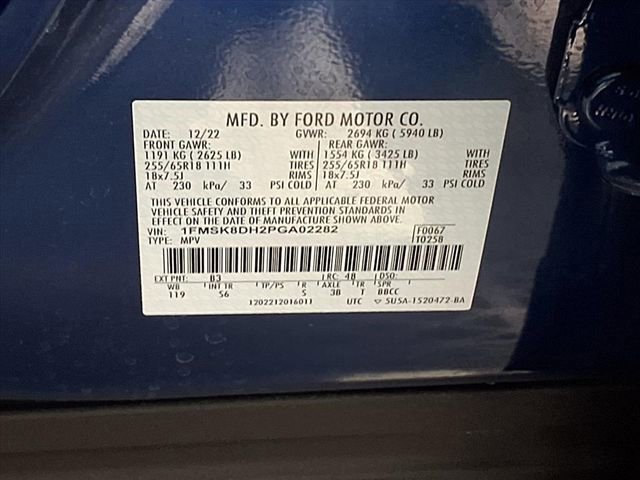 Certified 2023 Ford Explorer XLT w/ Equipment Group 202A image 33
