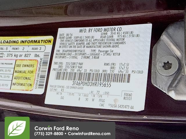 Certified 2017 Ford Fusion SE w/ Fusion SE Technology Package FWD image 29