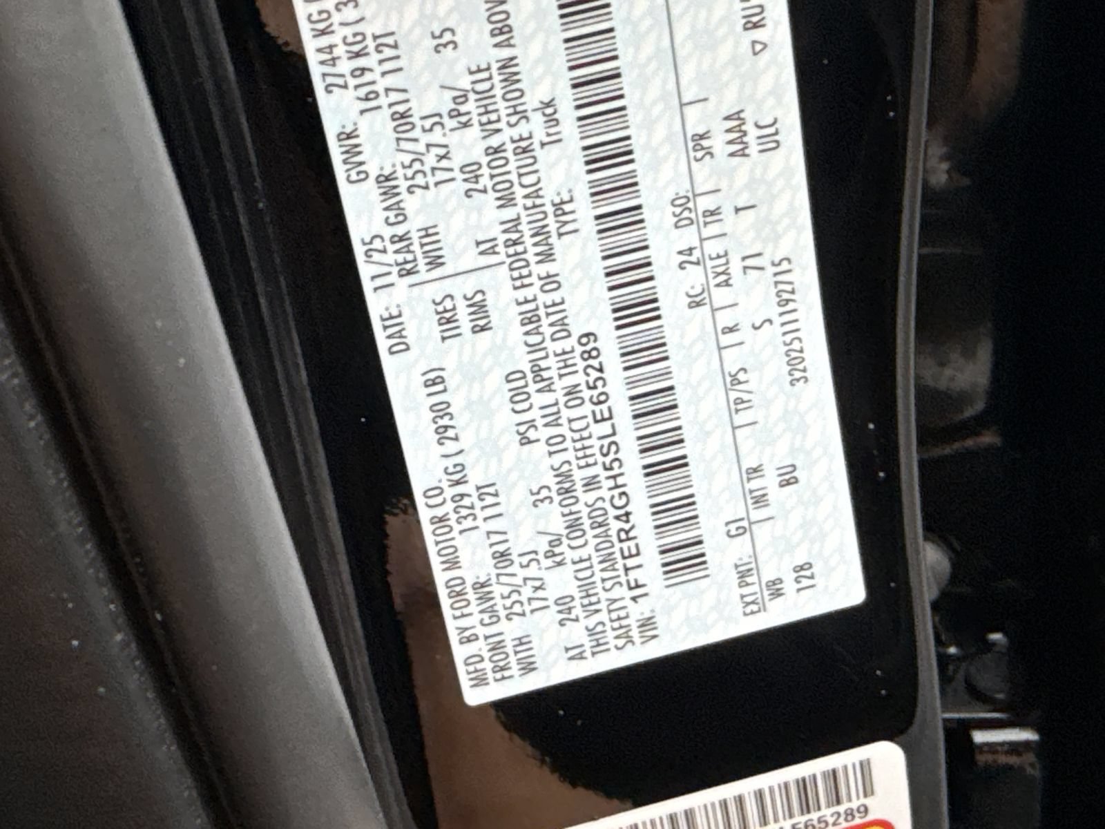 Certified 2025 Ford Ranger XLT w/ Equipment Group 301A High RWD image 43