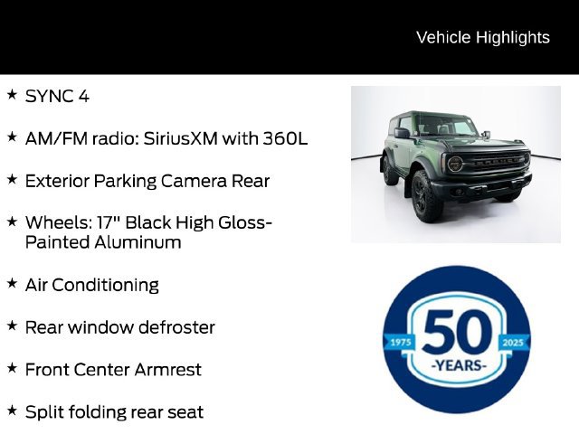 Certified 2024 Ford Bronco Black Diamond AWD/4WD image 11