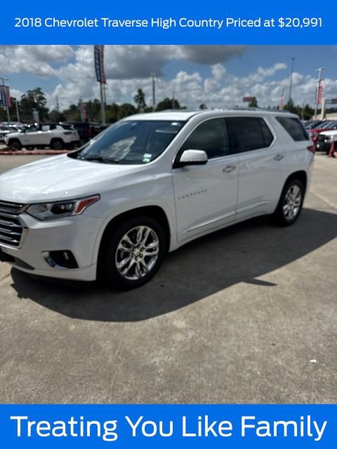 Used 2018 Chevrolet Traverse High Country w/ LPO, Cargo Package AWD/4WD image 1