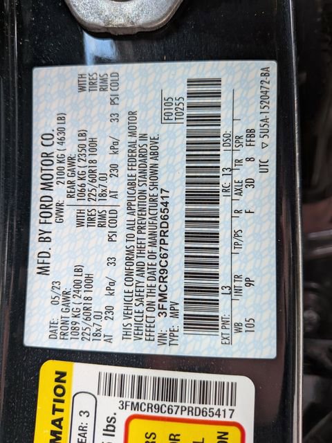 Certified 2023 Ford Bronco Sport Outer Banks w/ Tech Package AWD/4WD image 24