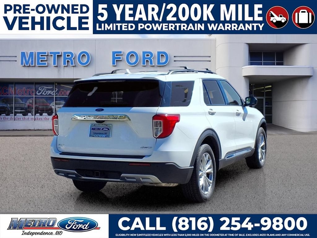 Certified 2022 Ford Explorer XLT w/ Equipment Group 202A AWD/4WD image 3