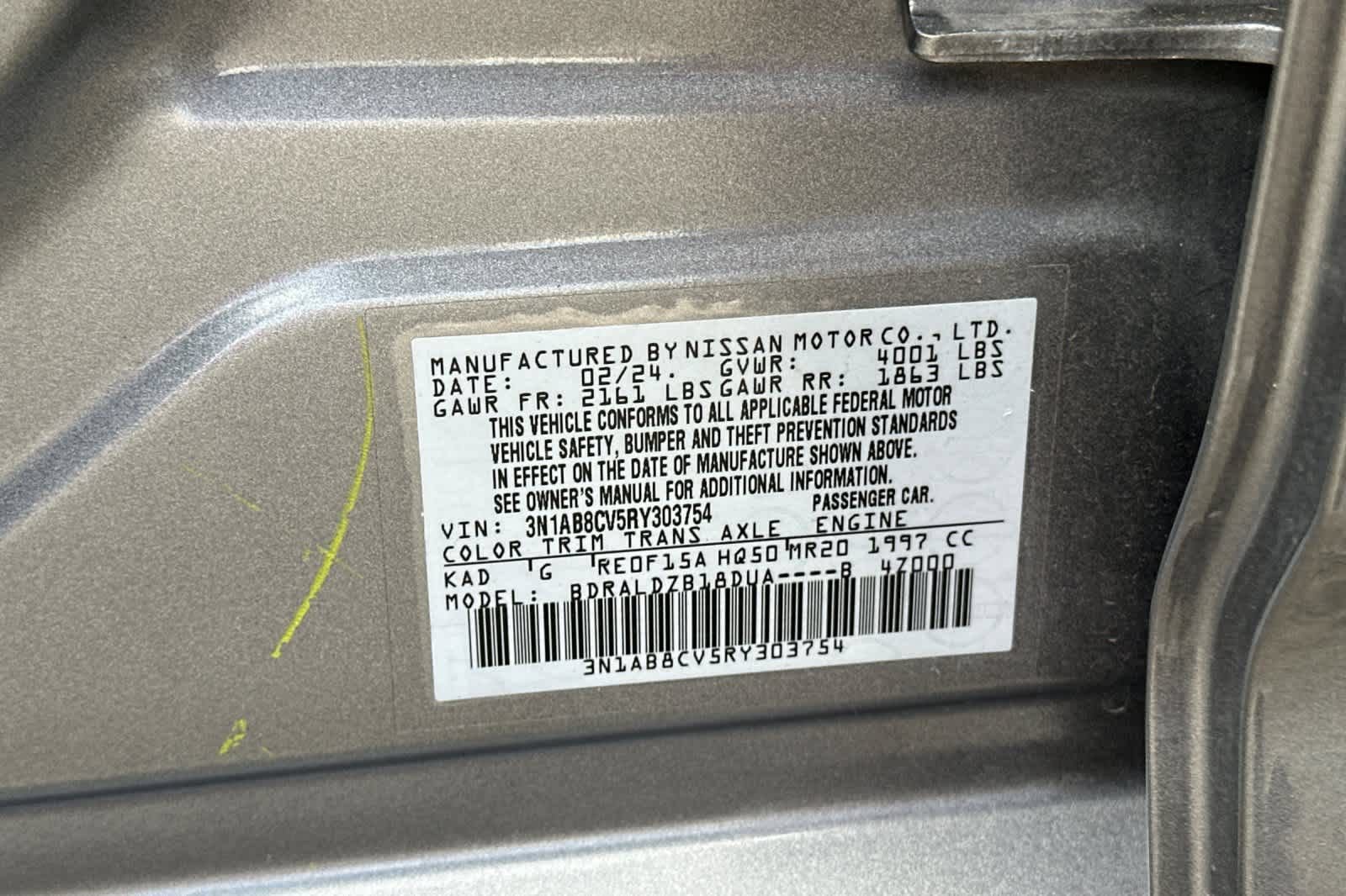 Used 2024 Nissan Sentra SV FWD image 29
