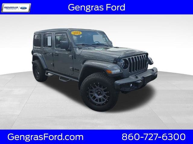 Used 2021 Jeep Wrangler Unlimited Sahara AWD/4WD image 1