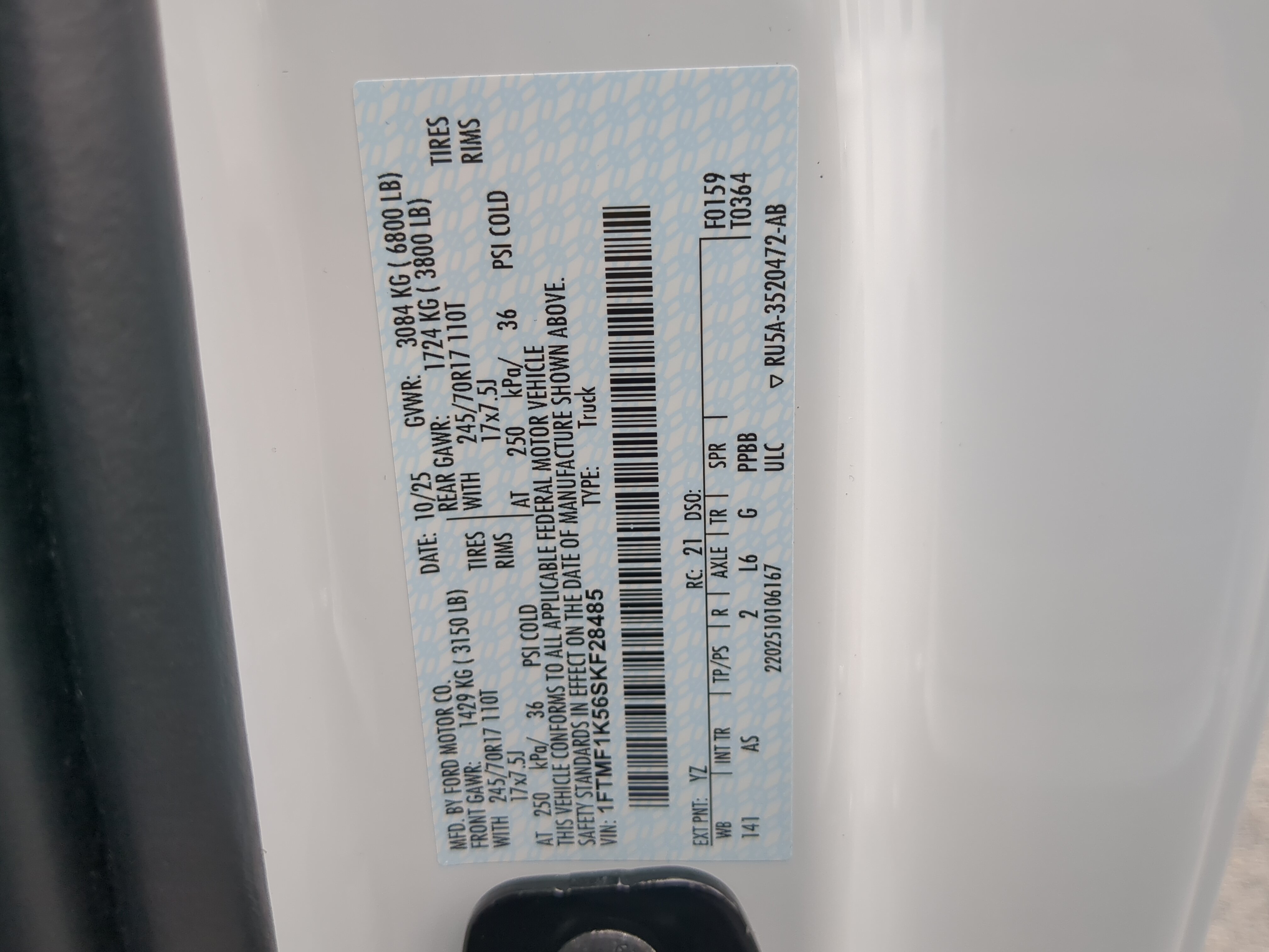 Certified 2025 Ford F150 XL RWD image 24