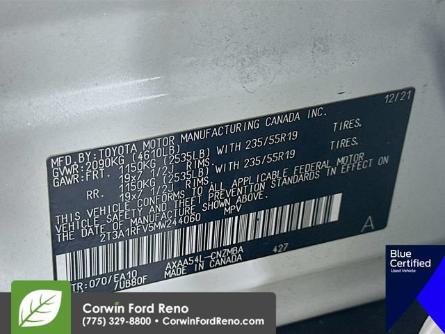 Used 2021 Toyota RAV4 XLE Premium AWD/4WD image 38