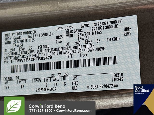 Certified 2023 Ford F150 Tremor w/ Trailer Tow Package AWD/4WD image 39