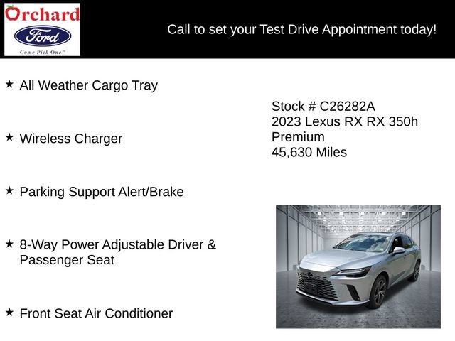 Used 2023 Lexus RX 350h w/ Accessory Package (2T) AWD/4WD image 19
