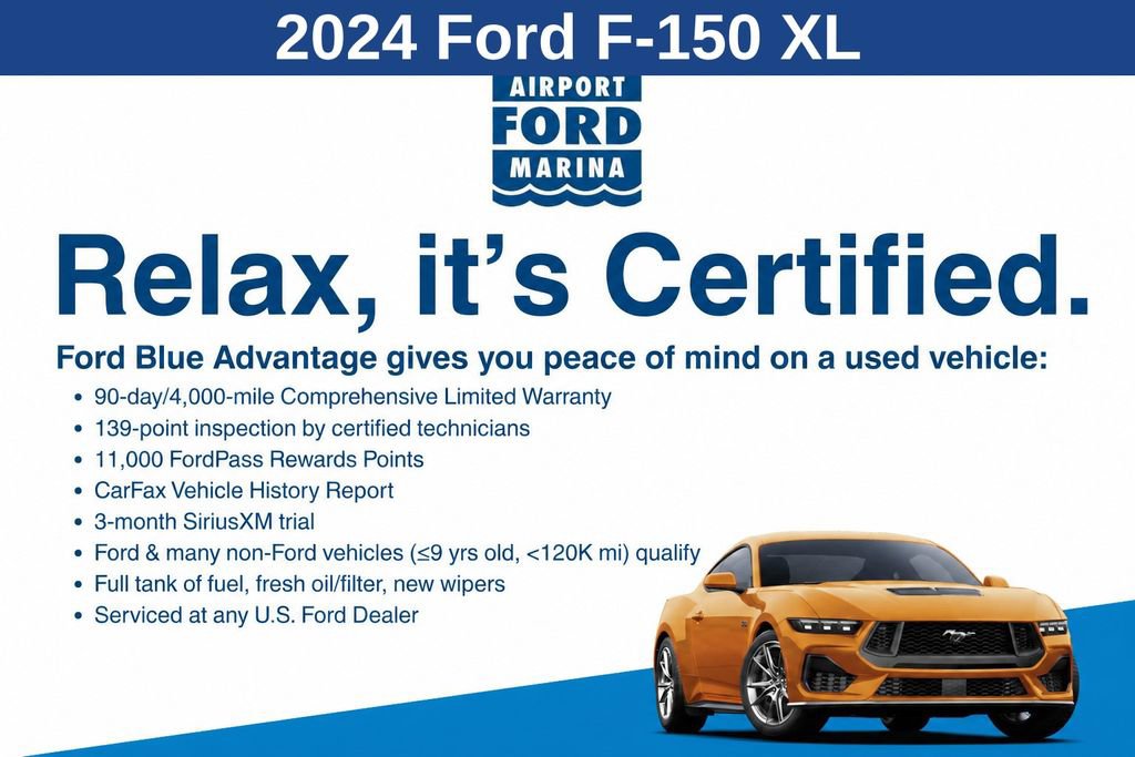 Certified 2024 Ford F150 XL RWD image 2