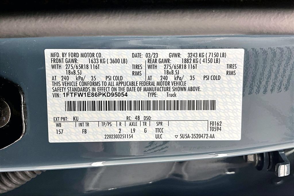 Certified 2023 Ford F150 XLT w/ Equipment Group 302A High AWD/4WD image 36