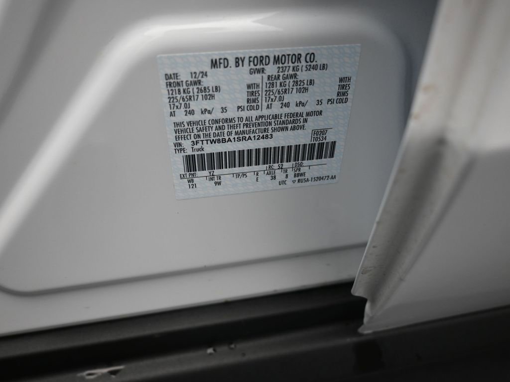 Certified 2025 Ford Maverick XL w/ Equipment Group 102A AWD/4WD image 19