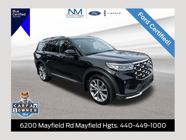 Certified 2025 Ford Explorer Platinum w/ Ultimate Package