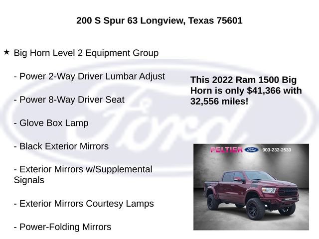 Used 2022 RAM 1500 Big Horn AWD/4WD image 15