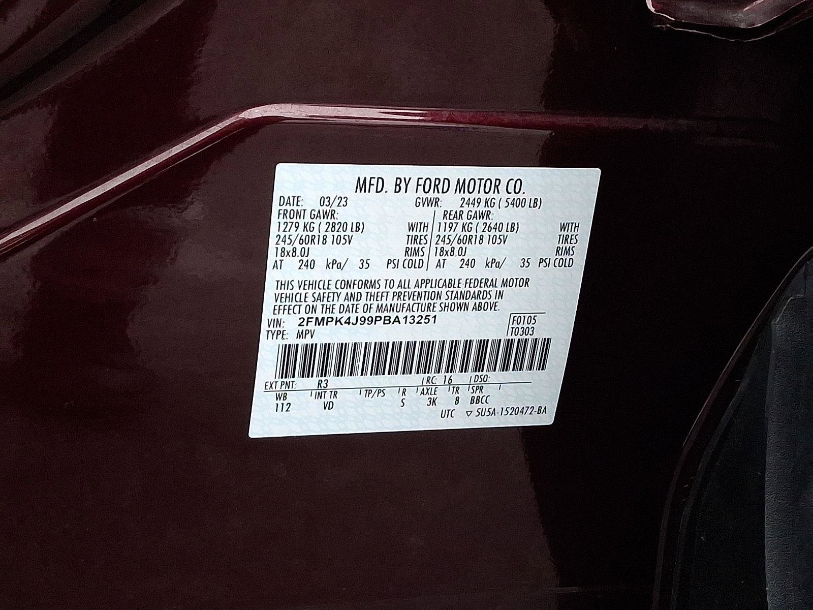 Certified 2023 Ford Edge SEL w/ Convenience Package image 26