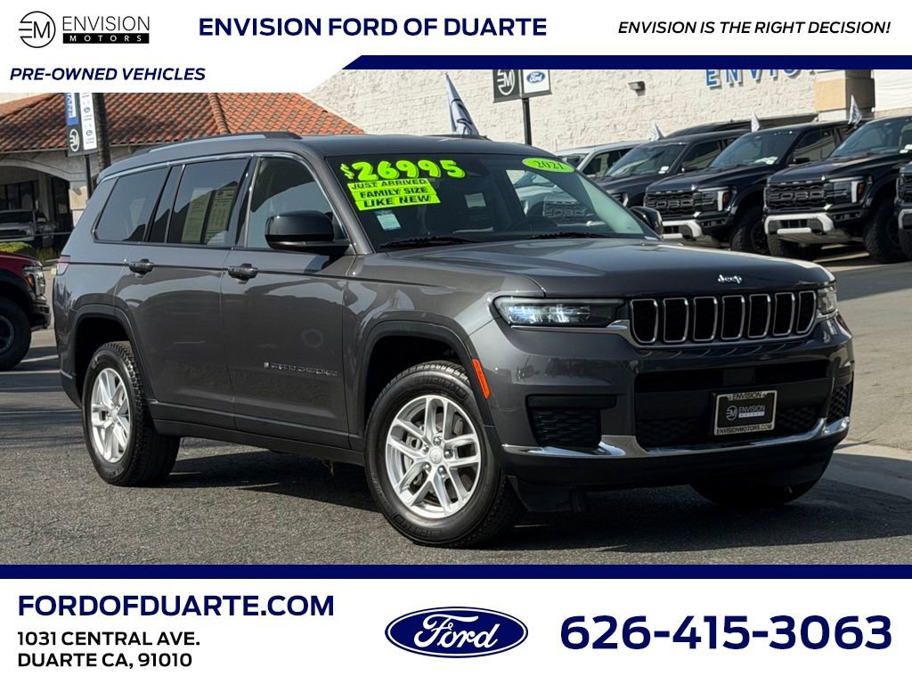 Used 2021 Jeep Grand Cherokee L Laredo w/ Luxury Tech Group I image 1