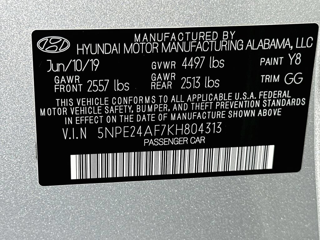 Used 2019 Hyundai Sonata SE FWD image 24