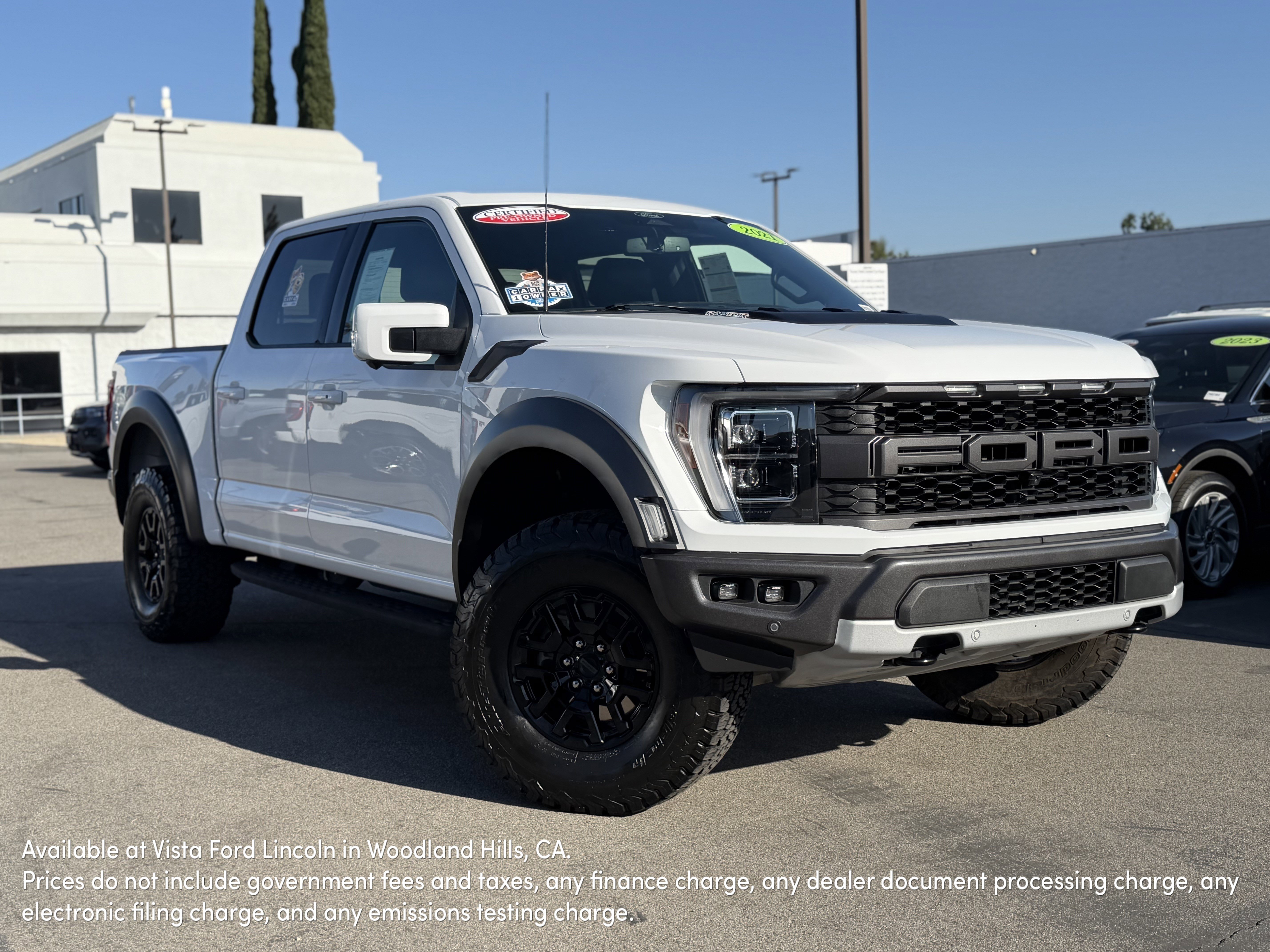 Certified 2021 Ford F150 Raptor w/ Equipment Group 801A High AWD/4WD image 1