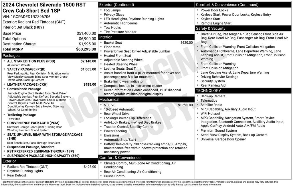 Used 2024 Chevrolet Silverado 1500 RST w/ All Star Edition Plus RWD image 7