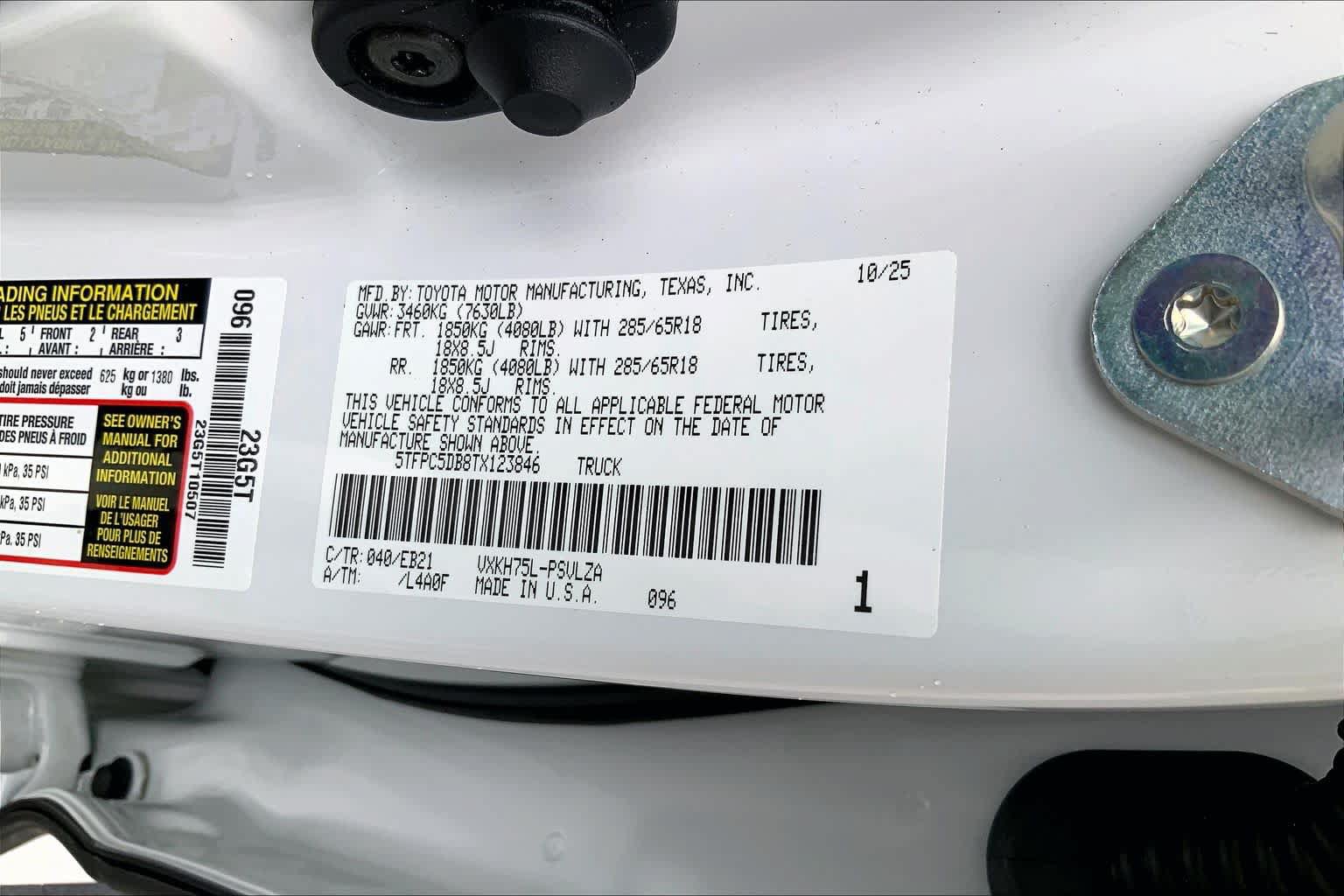 Used 2026 Toyota Tundra TRD Pro AWD/4WD image 30