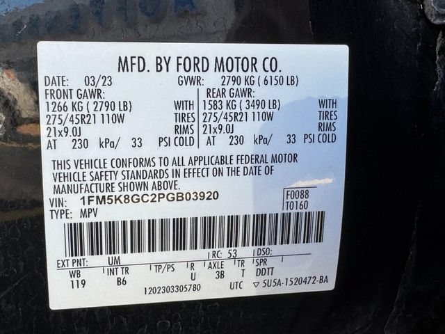 Certified 2023 Ford Explorer ST w/ Equipment Group 401A AWD/4WD image 26