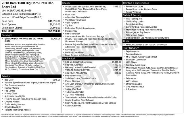Used 2018 RAM 1500 Big Horn AWD/4WD image 4