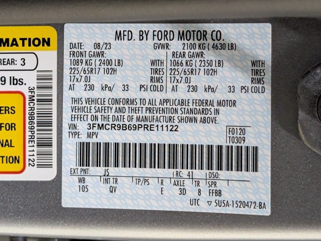 Certified 2023 Ford Bronco Sport Big Bend w/ Convenience Package AWD/4WD image 23